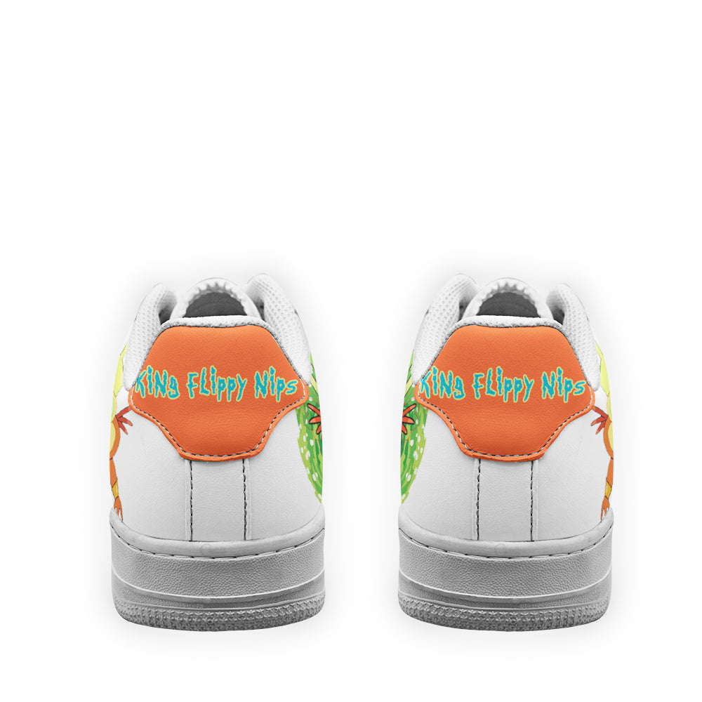 King Flippy Nips Rick and Morty Custom Air Sneakers QD13-Gear Wanta