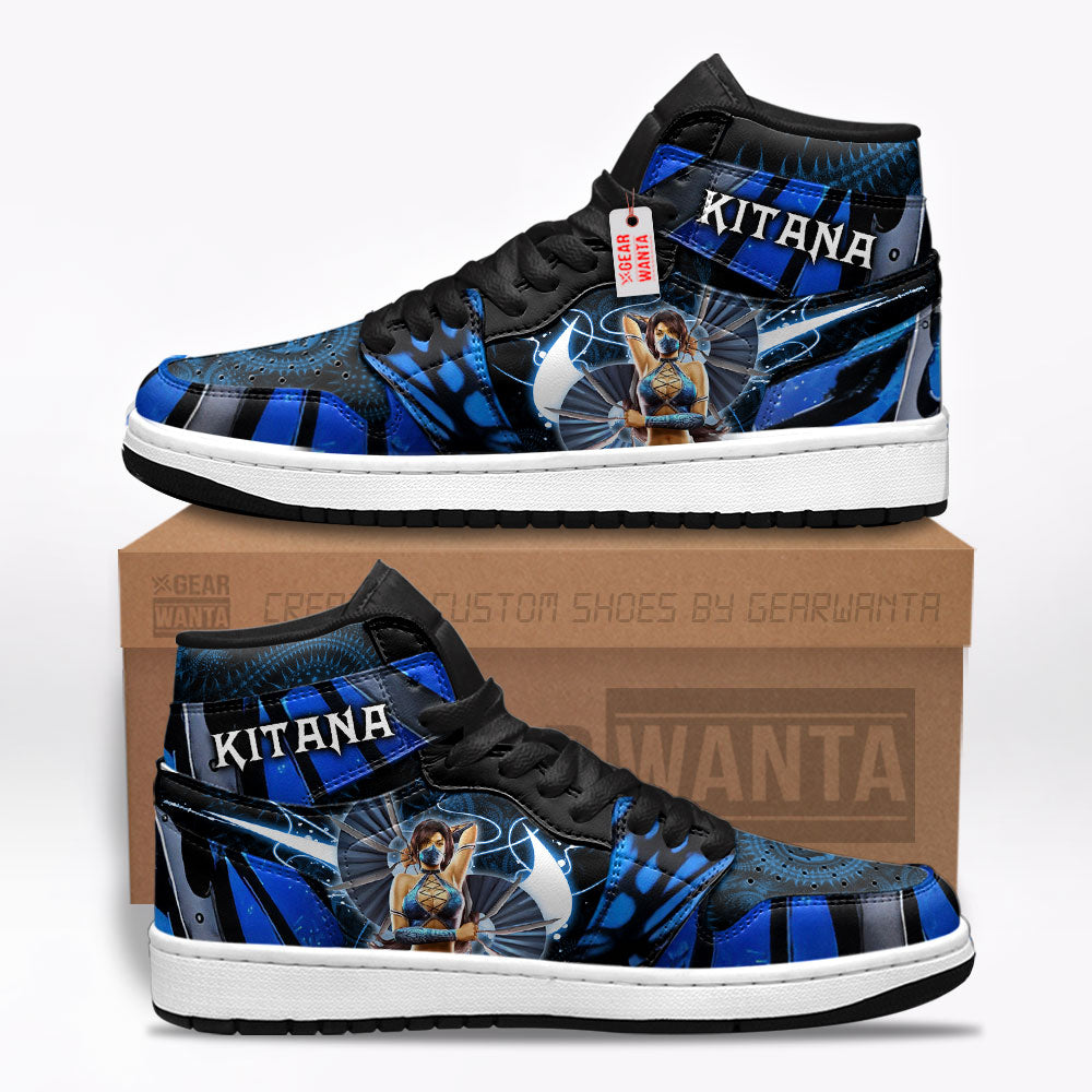Kitana Mortal Kombat J1 Shoes Custom Sneakers For Fans TT24-Gear Wanta