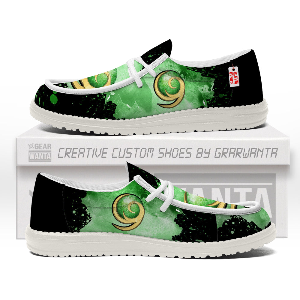 Kokiri Symbol Canvas Loafer Shoes-gearwanta.com