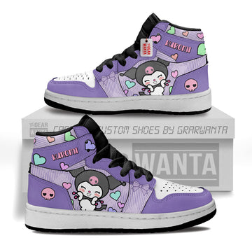Kuromi Personalized Kid J1s Sneakers Collection - Gearwanta.com