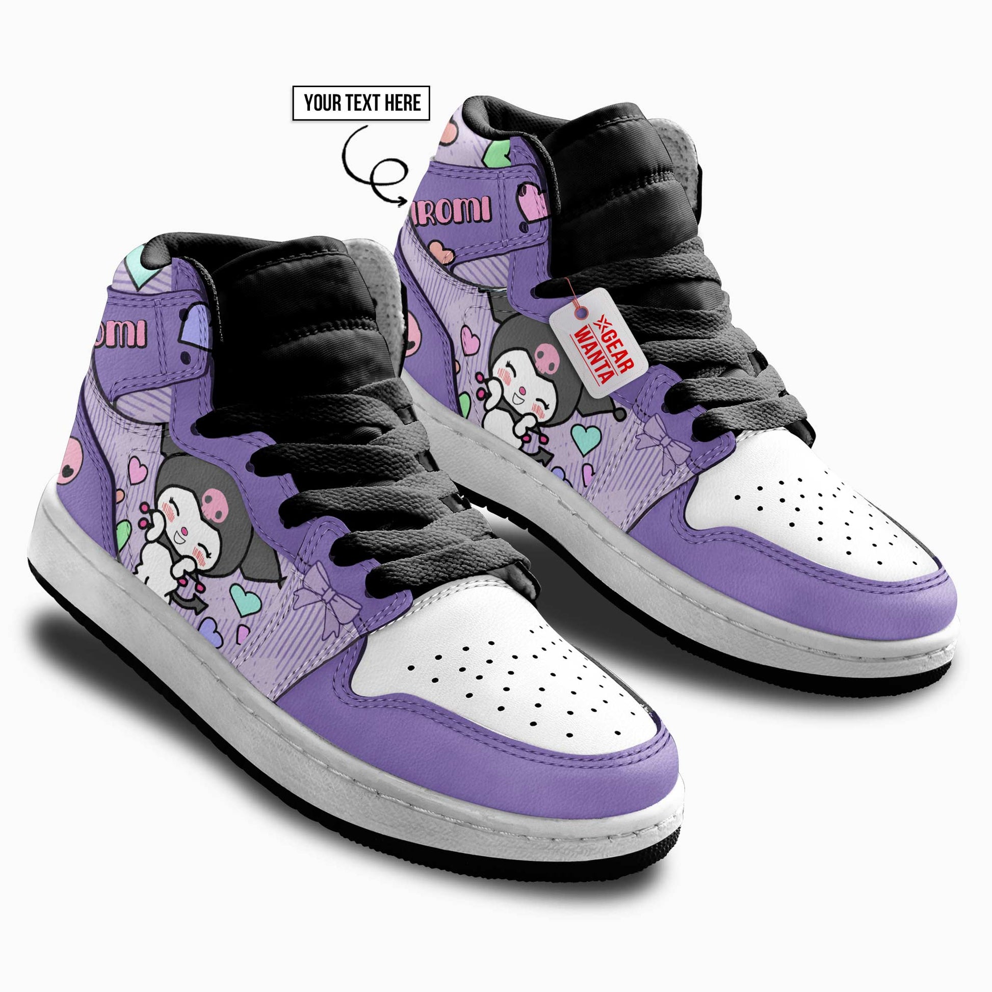 Kuromi Personalized Kid J1s Sneakers Collection - Gearwanta.com