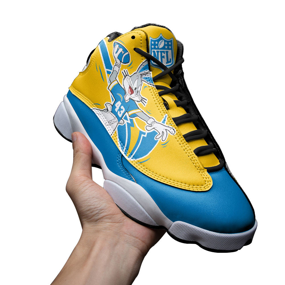 LA Chargers J13 SneakersCustom Shoes-Gear Wanta