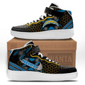 LA Chargers Sneakers Custom Air Mid Shoes For Fans-Gear Wanta