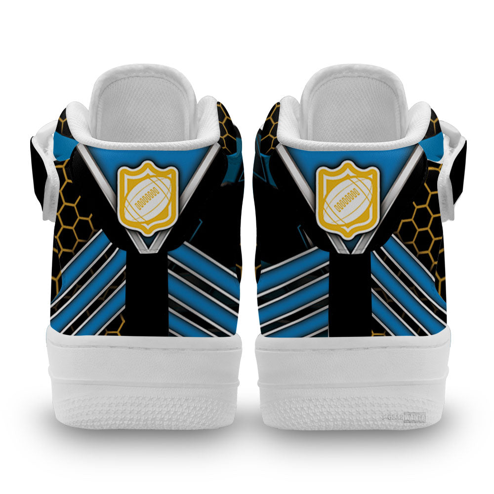 LA Chargers Sneakers Custom Air Mid Shoes For Fans-Gear Wanta