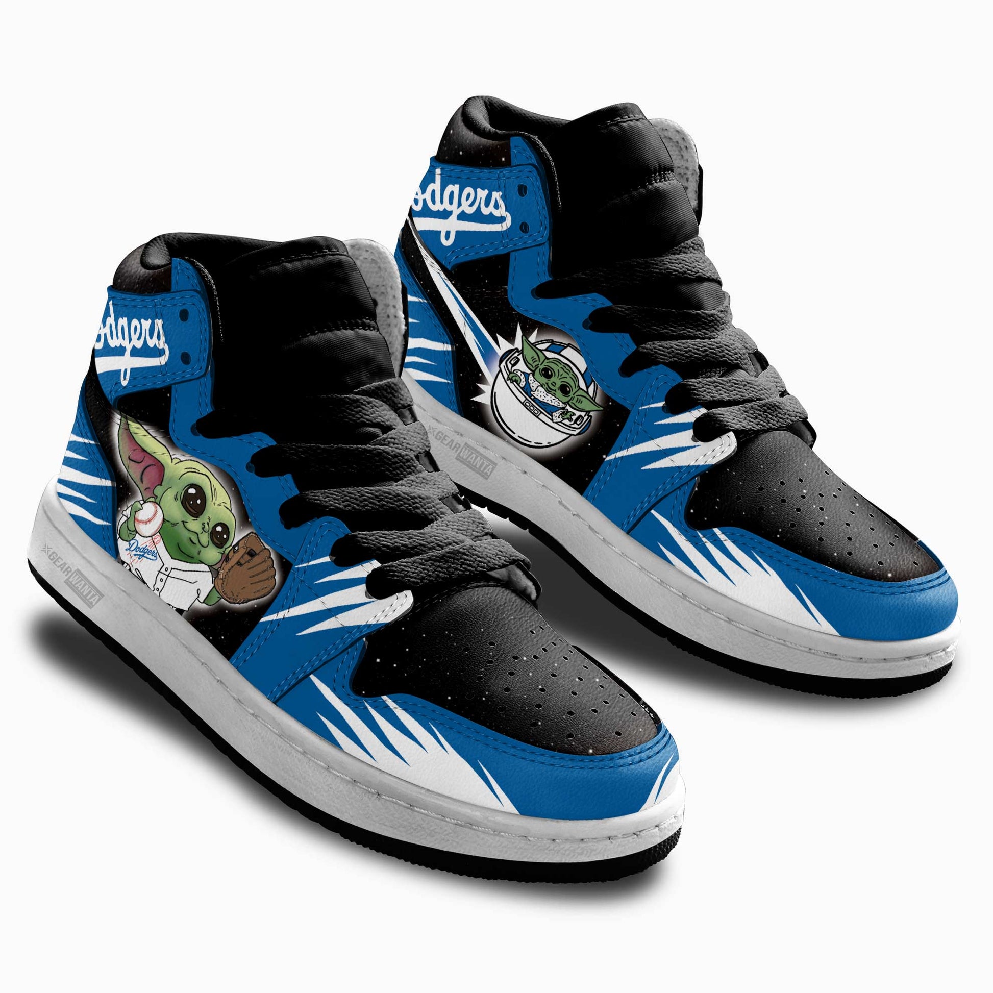 LA Dodgers Kid Sneakers Custom For Kids-Gear Wanta