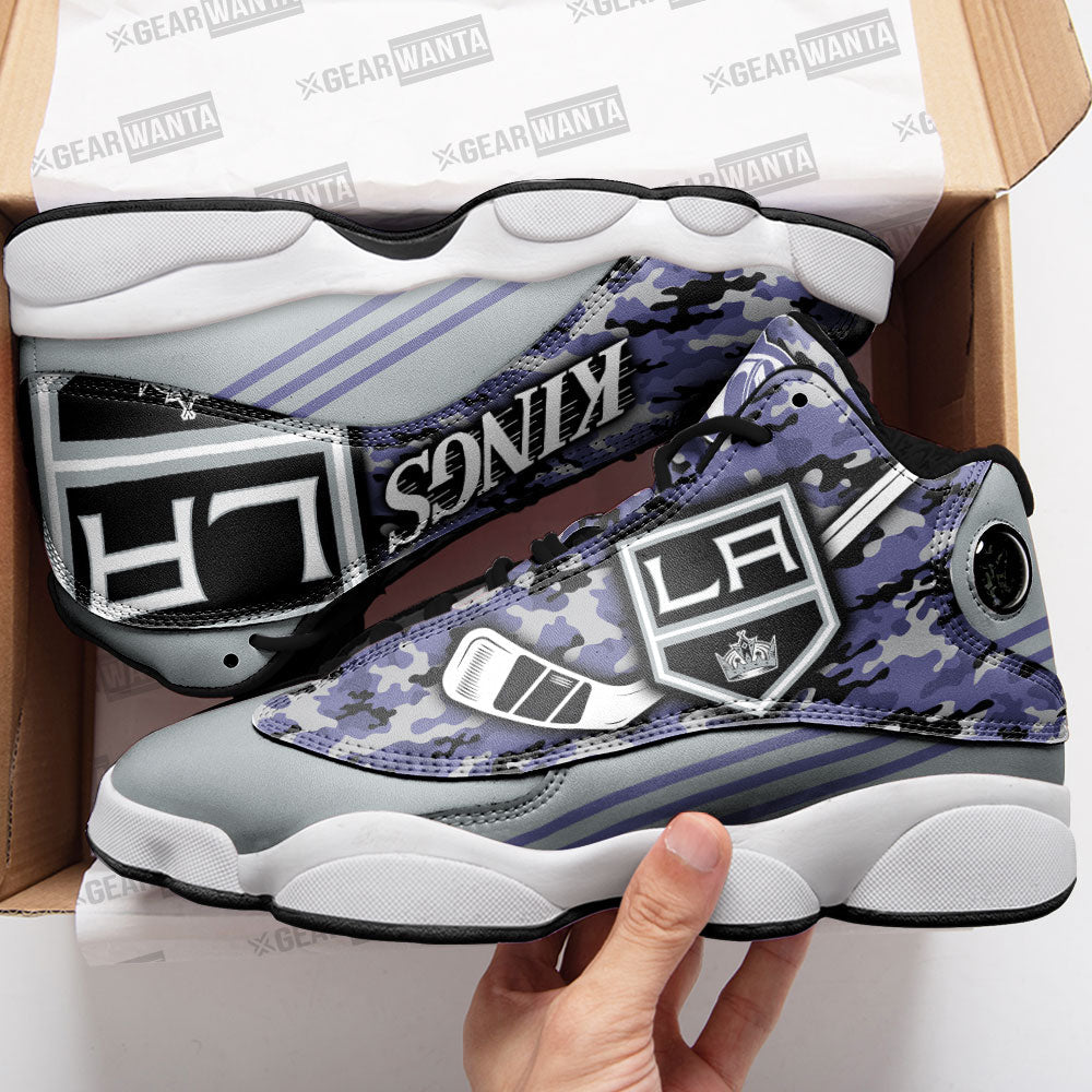 LA Kings J13 Sneakers Custom Shoes-Gear Wanta