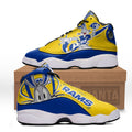 LA Rams J13 SneakersCustom Shoes-Gear Wanta