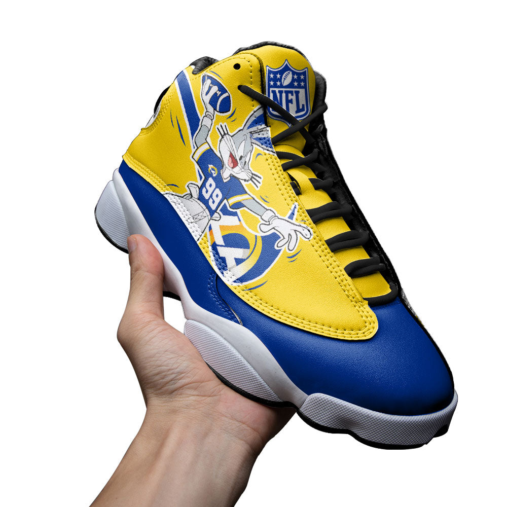 LA Rams J13 SneakersCustom Shoes-Gear Wanta