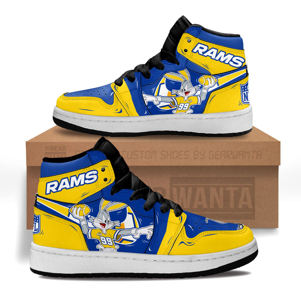 LA Rams Kid Sneakers Custom-Gear Wanta