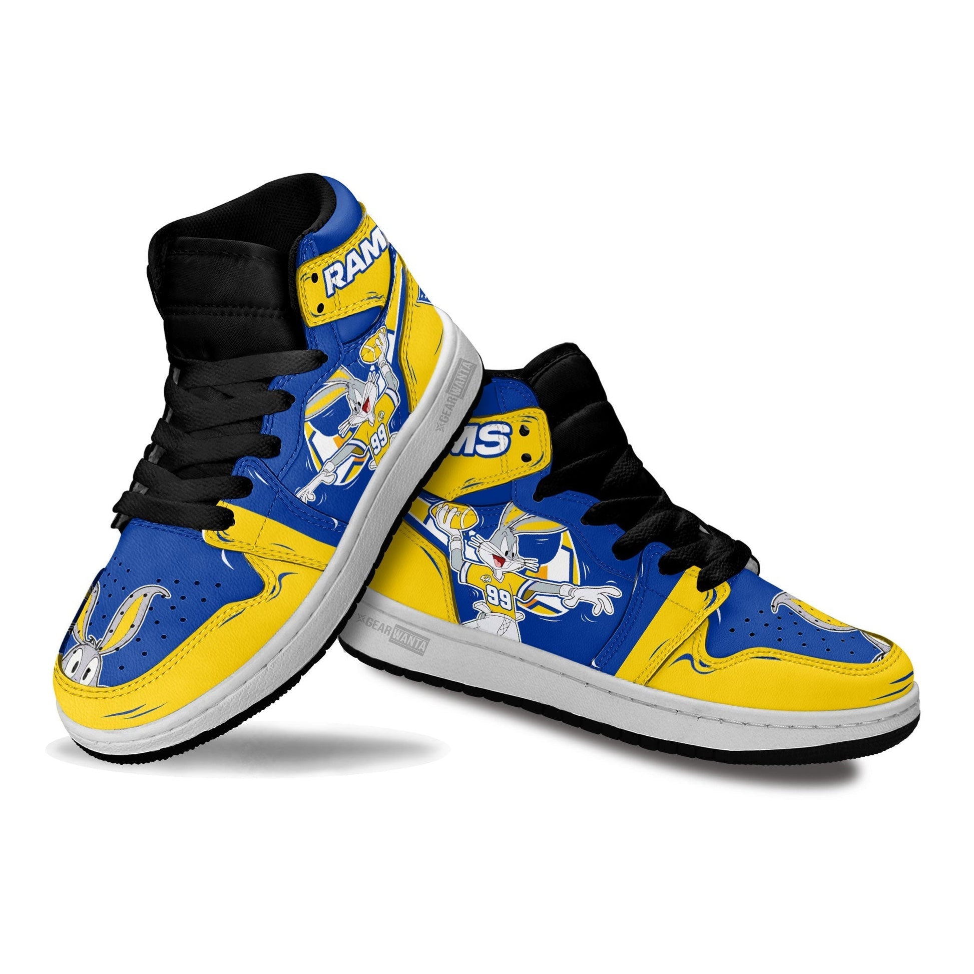 LA Rams Kid Sneakers Custom-Gear Wanta