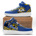 LA Rams Sneakers Custom Air Mid Shoes For Fans-Gear Wanta