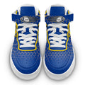 LA Rams Sneakers Custom Air Mid Shoes For Fans-Gear Wanta