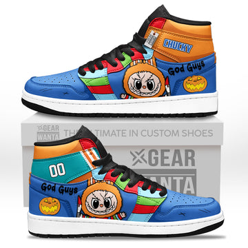 Labubu Chucky Halloween J1s Sneakers