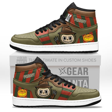 Labubu Freddy Krueger Halloween J1 Sneakers