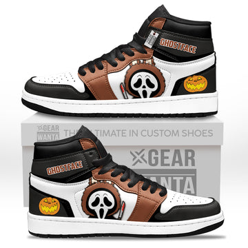Labubu Ghostface Halloween J1s Sneakers