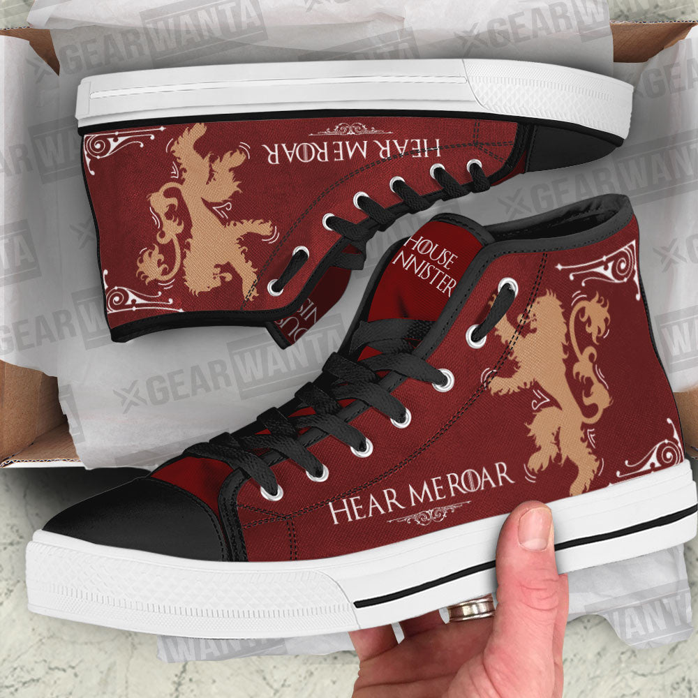 Lannister 2 Game Of Thrones High Top Shoes Custom For Fans-Gear Wanta