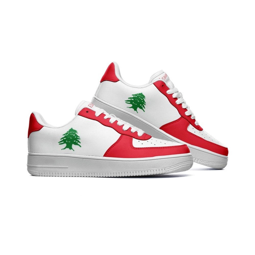 Lebanon Flag Air Force Shoes Custom Country