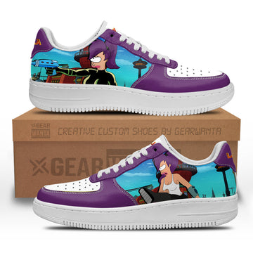 Leela Futurama Custom Air Sneakers QD12-Gear Wanta