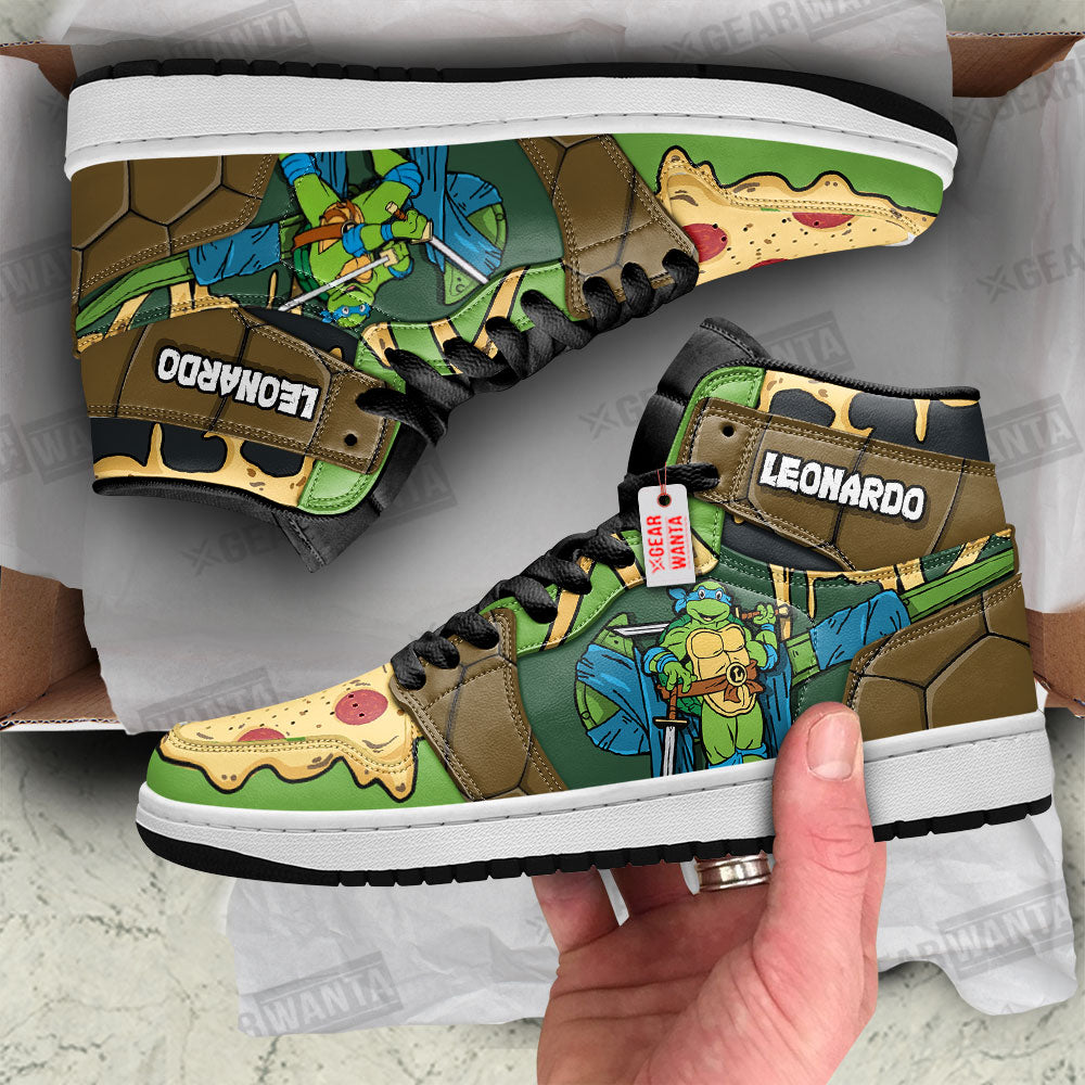 Leonardo Teenage Mutant Ninja Turtles J1 Shoes Custom TT25-Gear Wanta