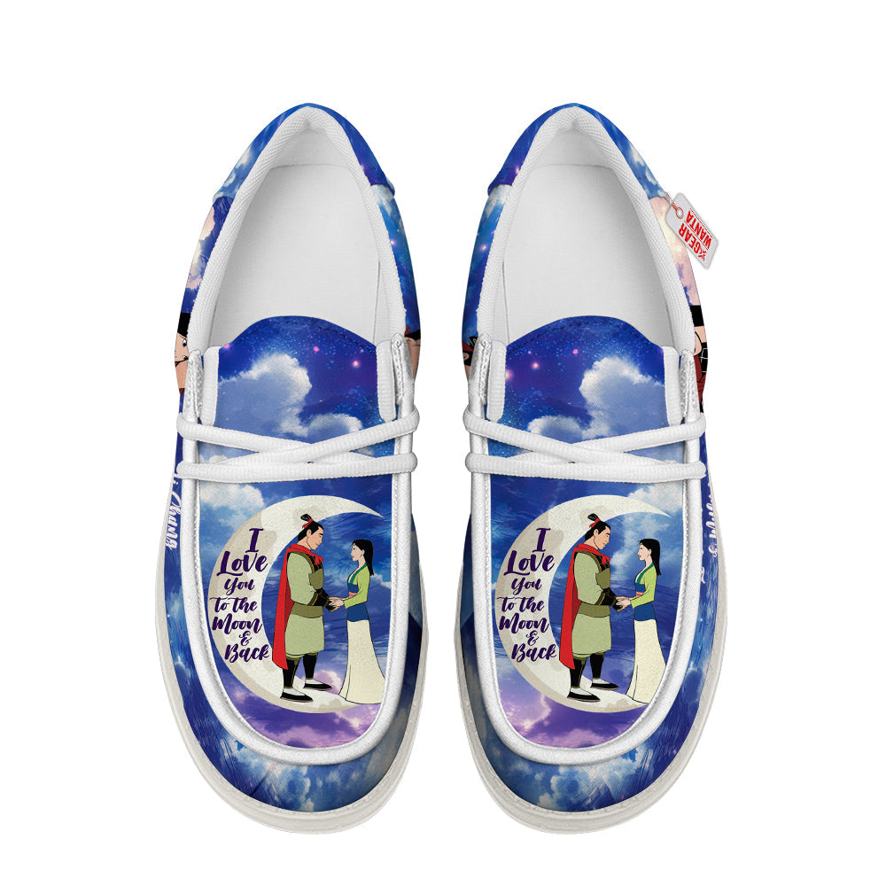 Li Shang And Mulan Canvas Loafer Shoes Vanlentine's Gifts Idea-gearwanta.com