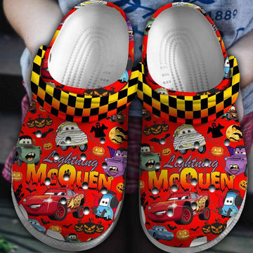 Lightning McQueen Clog Shoes Halloween Themed