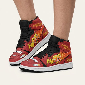 Lightning McQueen Kid J1s Sneakers 95 Cars
