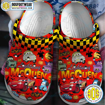 Lightning McQueen Pixar Cars Cartoon Movie Red Halloween Themed Clog Shoes-gearwanta.com