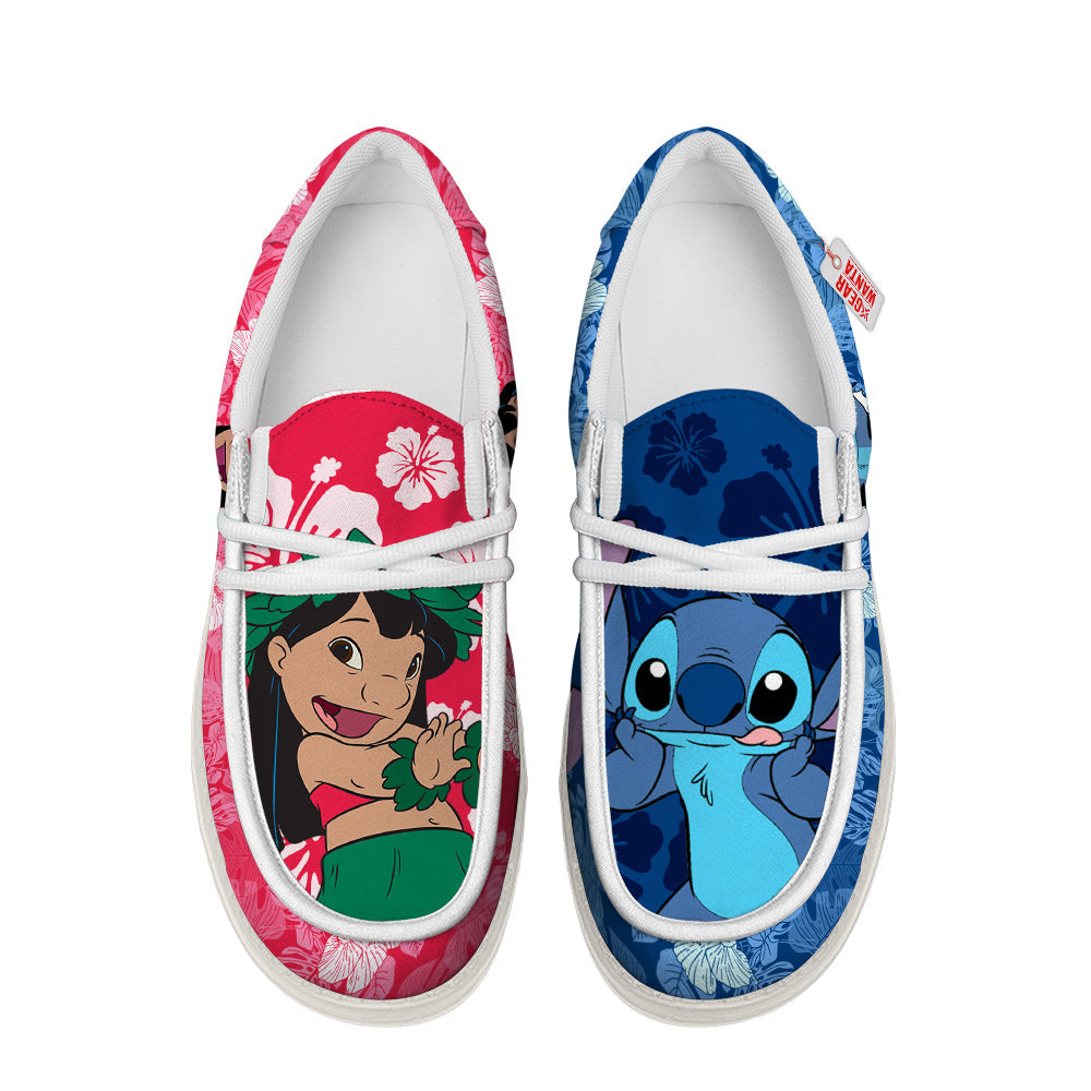 Lilo & Stitch Canvas Loafer Shoes-gearwanta.com