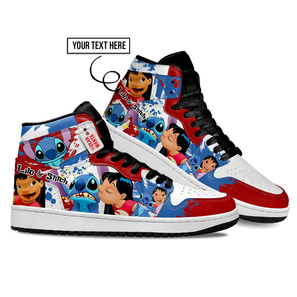 Lilo and Stitch J1 Shoes Custom For Fans- gearwanta.com