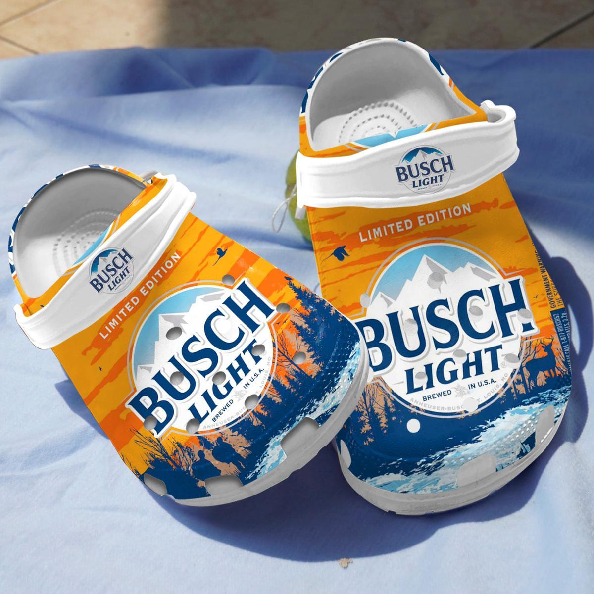 Limited Edition Busch Light Beer Clogs