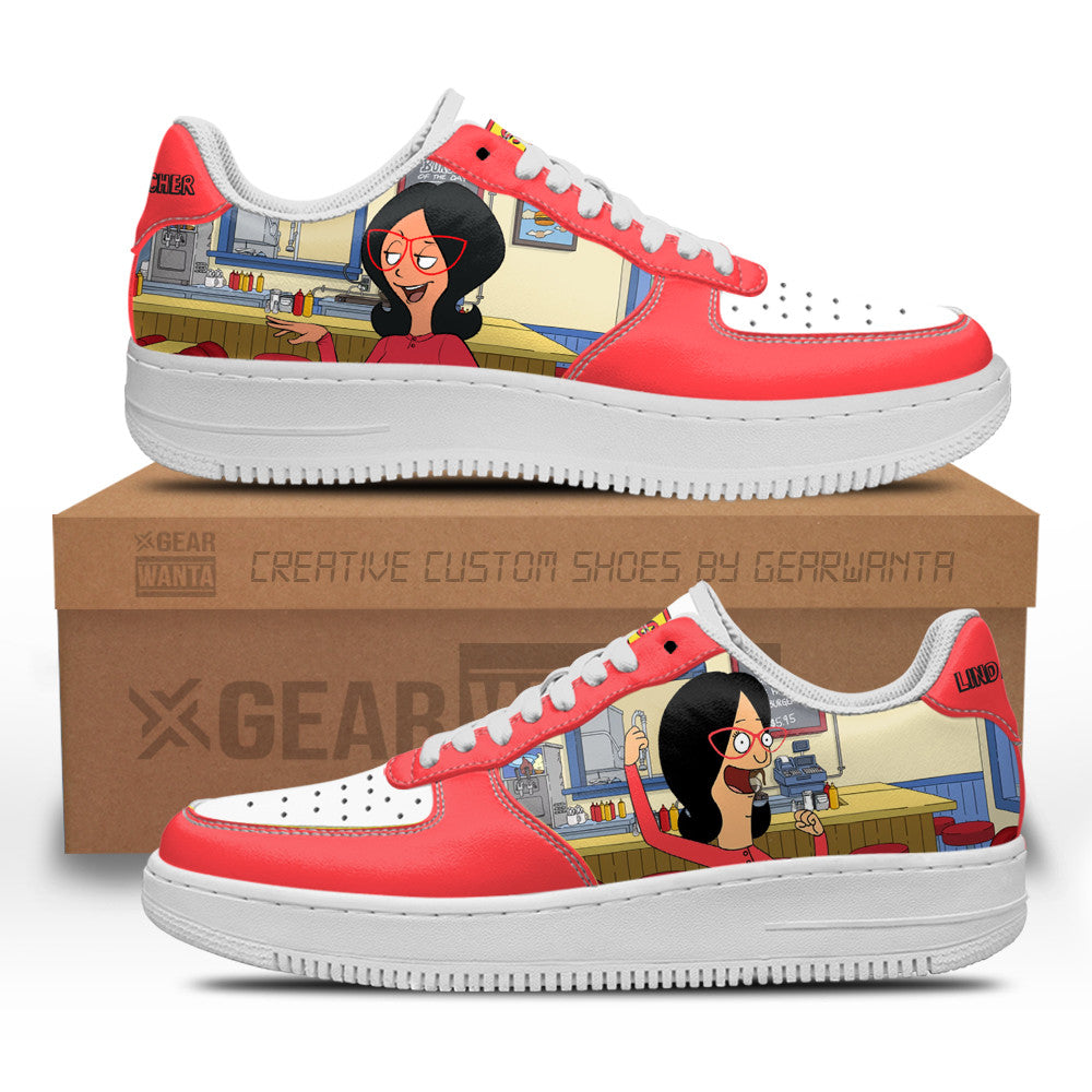 Linda Belcher Bob's Burger Custom Air Sneakers QD12-Gear Wanta