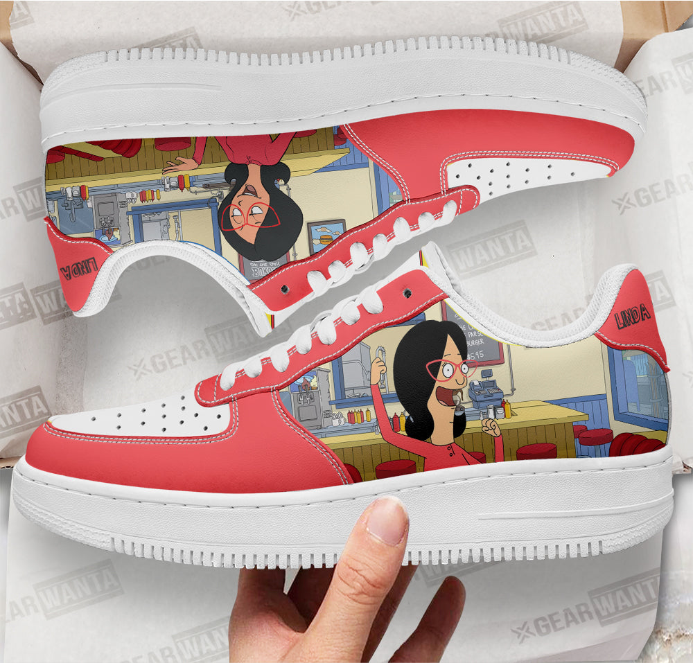 Linda Belcher Bob's Burger Custom Air Sneakers QD12-Gear Wanta