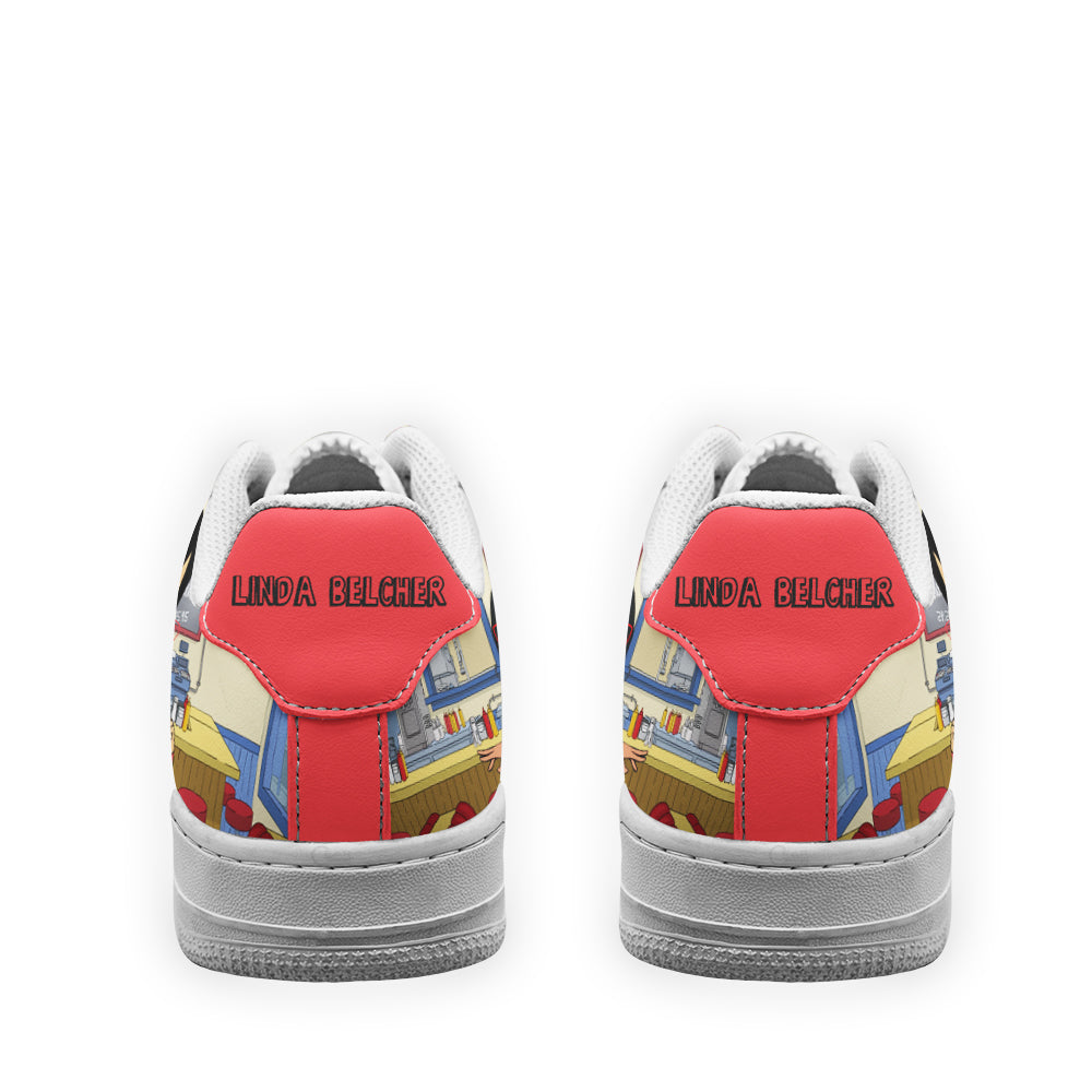 Linda Belcher Bob's Burger Custom Air Sneakers QD12-Gear Wanta