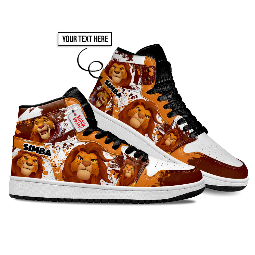 Lion King Simba J1 Shoes Custom For Fans- gearwanta.com