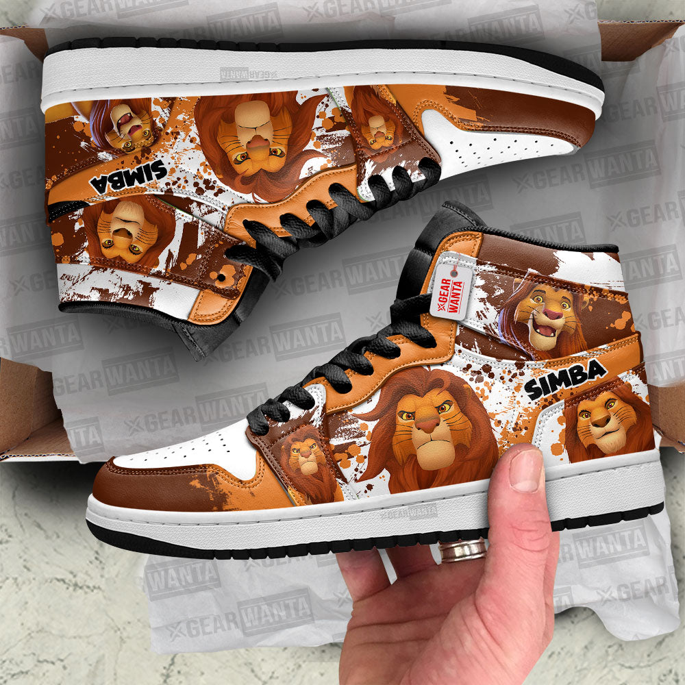 Lion King Simba J1 Shoes Custom For Fans- gearwanta.com