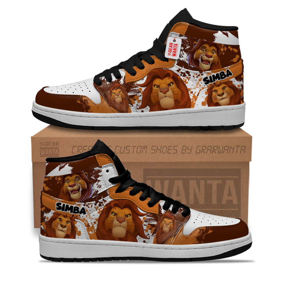 Lion King Simba J1 Shoes Custom For Fans- gearwanta.com
