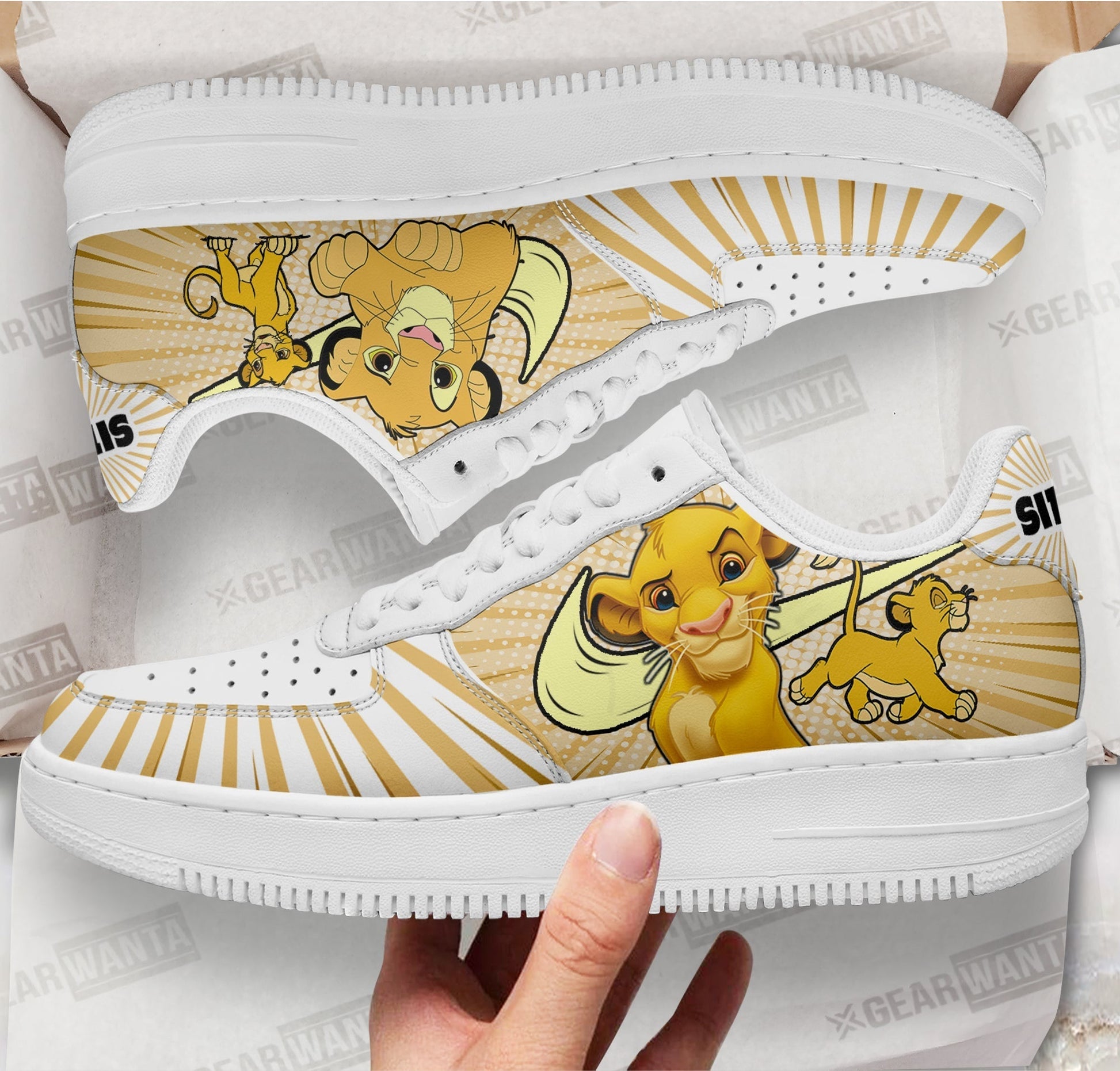 Lion King Simba Air Sneakers Custom-Gear Wanta
