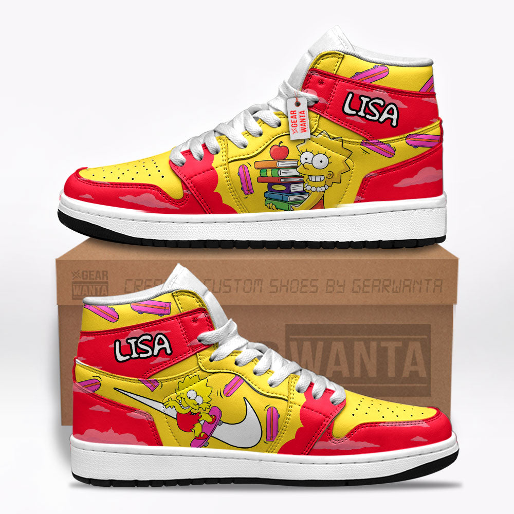 Lisa Simpson The Simpson J1 Shoes Custom For Fans TT26-Gear Wanta