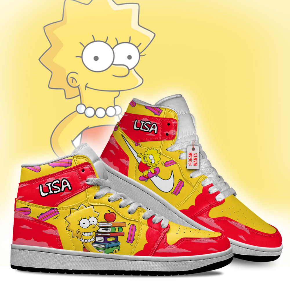 Lisa Simpson The Simpson J1 Shoes Custom For Fans TT26-Gear Wanta