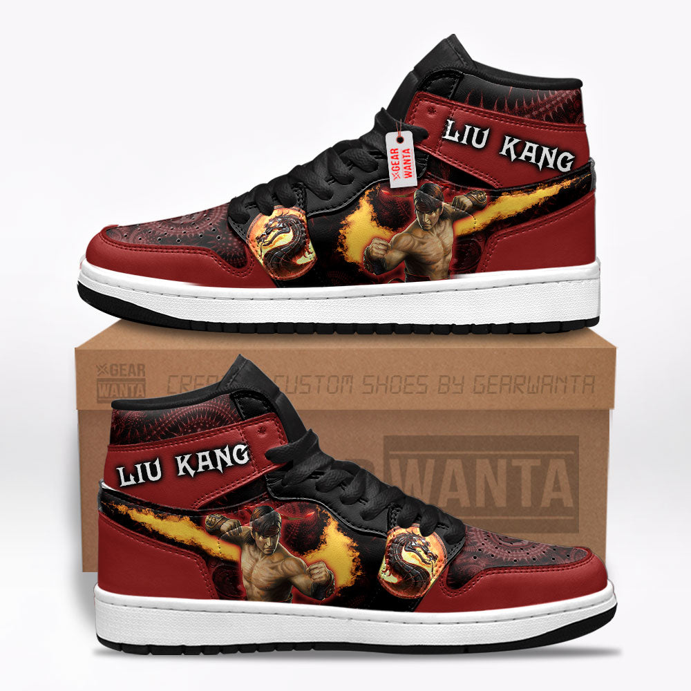 Liu Kang Mortal Kombat J1 Shoes Custom Sneakers For Fans TT24-Gear Wanta