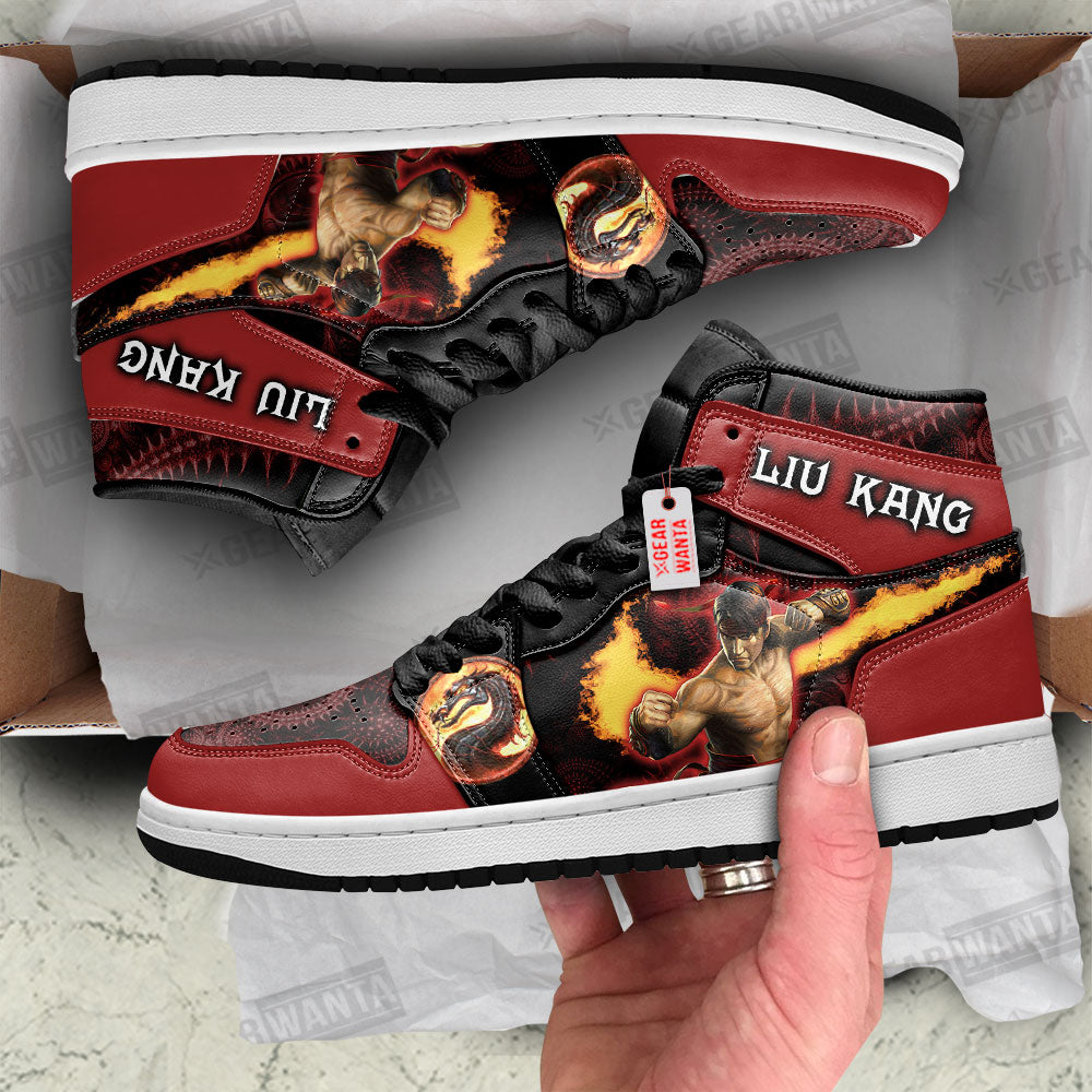 Liu Kang Mortal Kombat J1 Shoes Custom Sneakers For Fans TT24-Gear Wanta