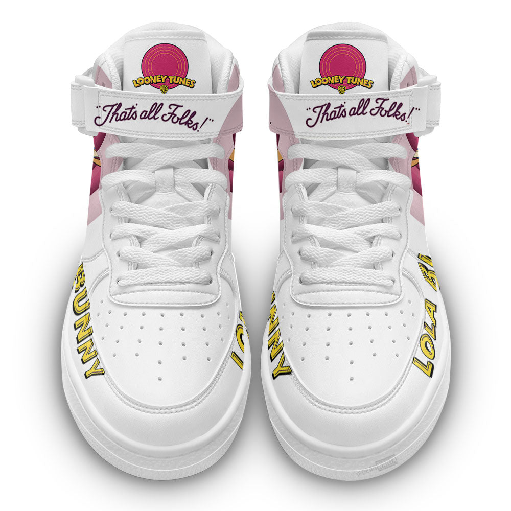 Lola Bunny Air Mid Shoes Custom Looney Tunes Sneakers-Gear Wanta