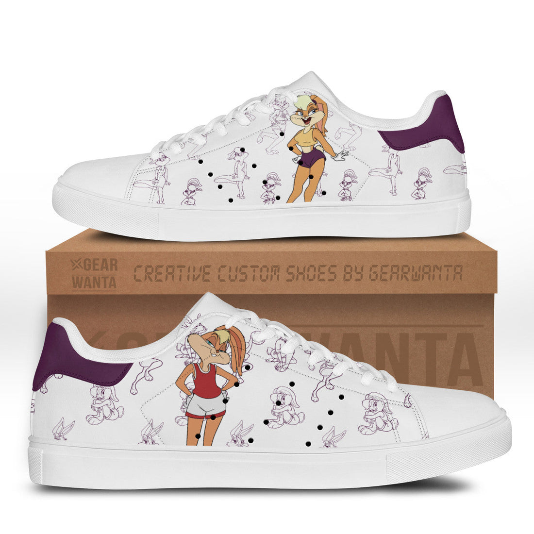 Lola Bunny Stan Shoes Custom Looney Tunes Cartoon Shoes-Gear Wanta