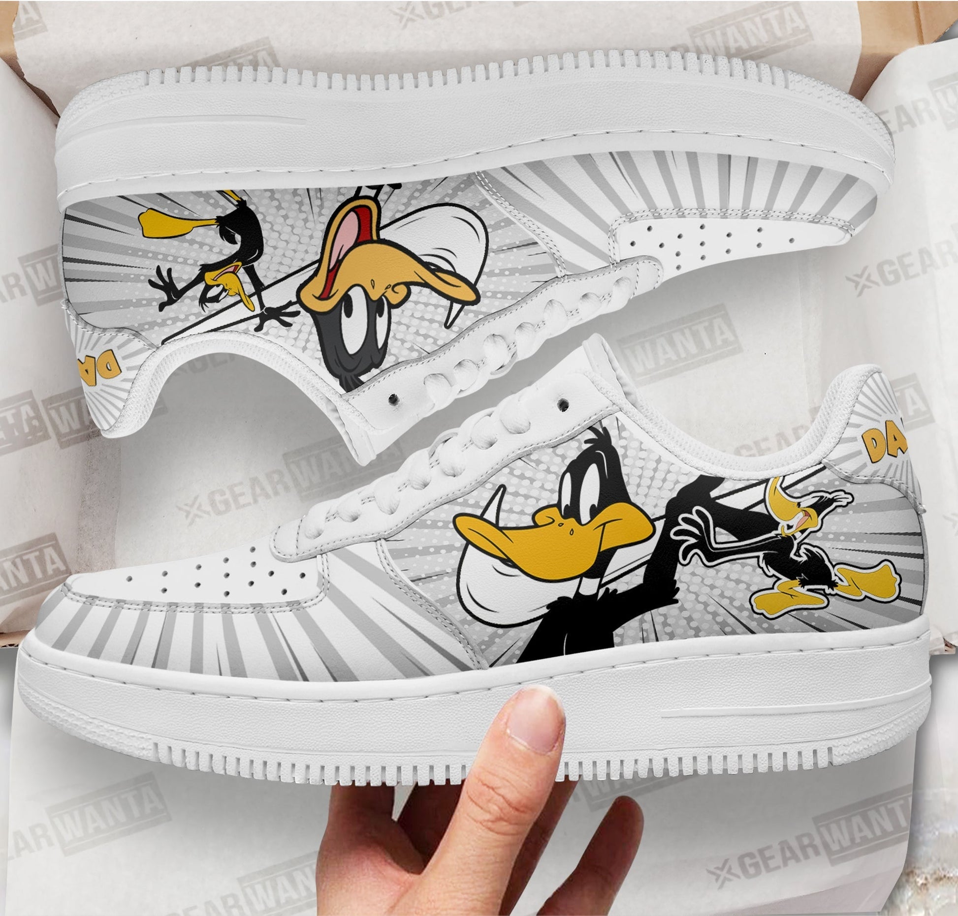 Looney Tunes Daffy Air Sneakers Custom-Gear Wanta