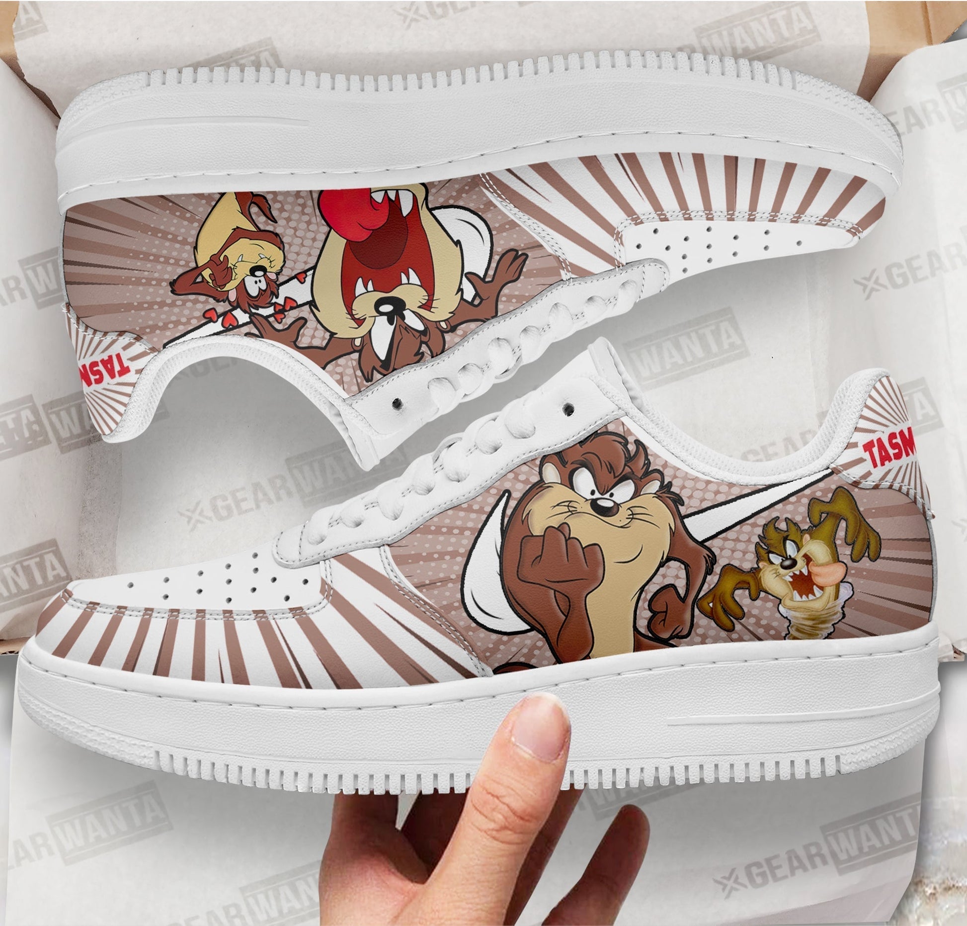 Looney Tunes Lola Tasmanian Air Sneakers Custom-Gear Wanta