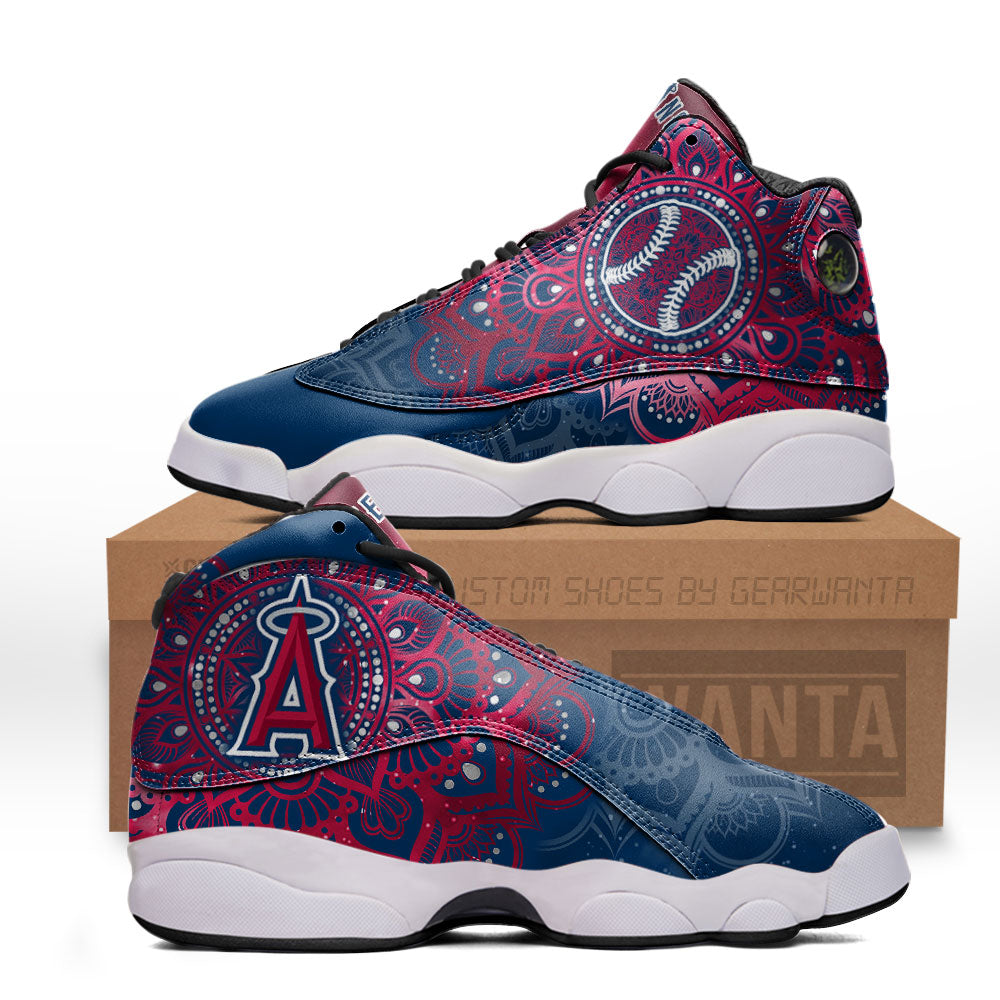 Los Angeles Angels J13 Sneakers Custom Shoes-Gear Wanta