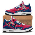 Los Angeles Angels J3 Sneakers Custom Shoes-Gear Wanta