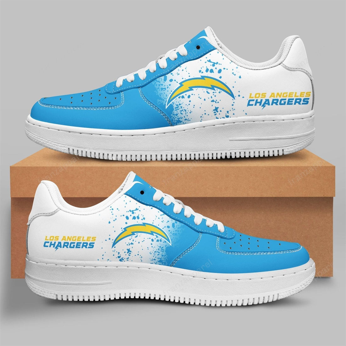 Los Angeles Chargers Air Sneakers 17RB-NAF-Gear Wanta