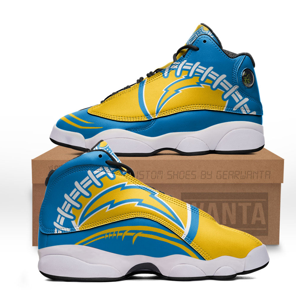 Los Angeles Chargers J13 Sneakers Custom Shoes-Gear Wanta