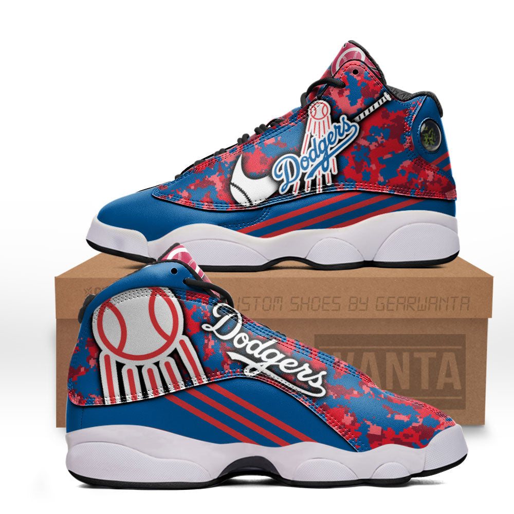 Los Angeles Dodgers J13 Sneakers Custom Shoes-Gear Wanta